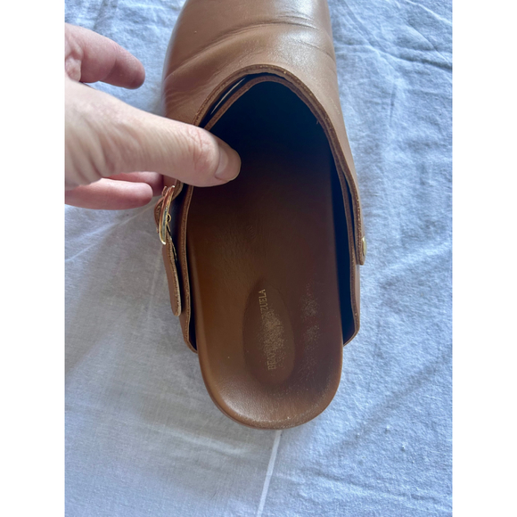 Beatrice Valenzuela Cajeta Clogs – Musk Brown Leather – Women’s Size 10 - Picture 8 of 10